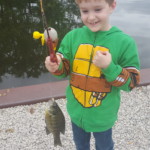 Aidans first bluegill
